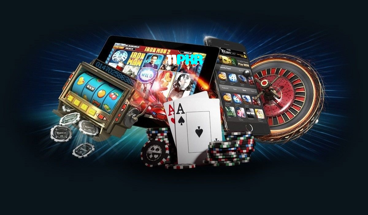 11PKR casino presented on mobile device in Pakistan with slots and live games